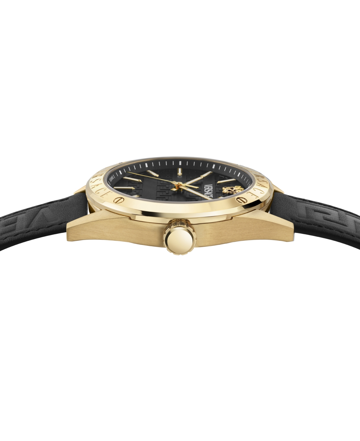 Versace Men's Athletic Ip Yellow Gold Stainless Steel Strap Watch, 41mm