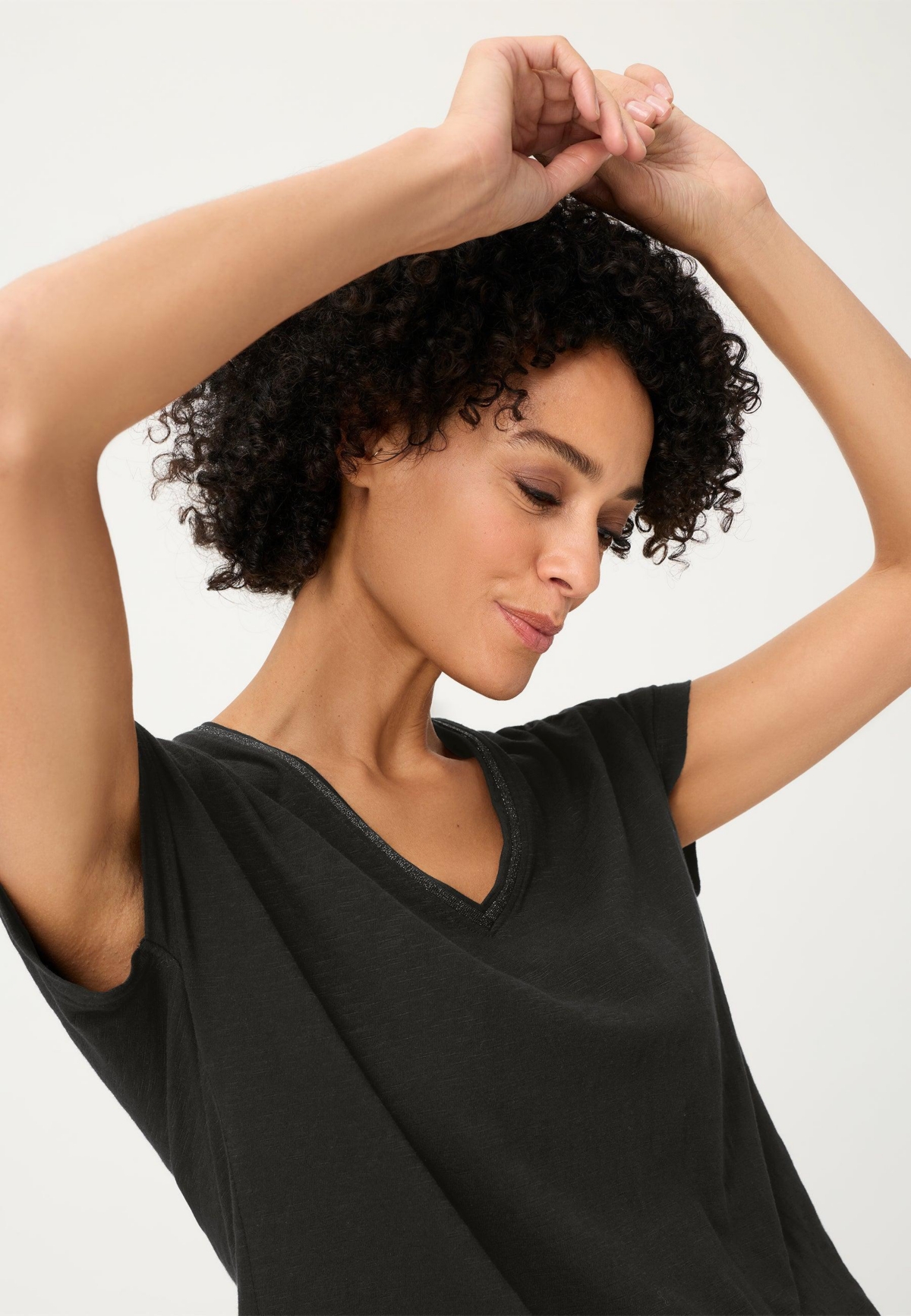 Olsen Women's Sparkle Trim T-Shirt