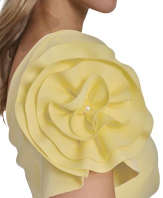 Women's Boat Neck Short-Sleeve Dress