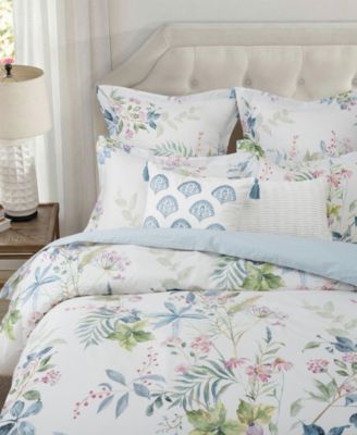 Home Seraphine Blooms Reversible 3-Pc. Duvet Cover Set, Queen