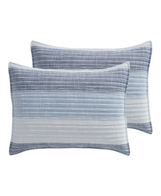 Home Sand Stripes 2-Pc. Pillow Sham Set, King