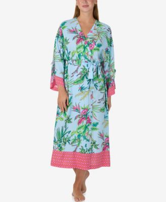 Women's Round Neck Long-Sleeve Robe