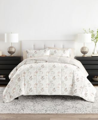 Bedding Bundle Patterned 7-Piece Comforter Set, Queen