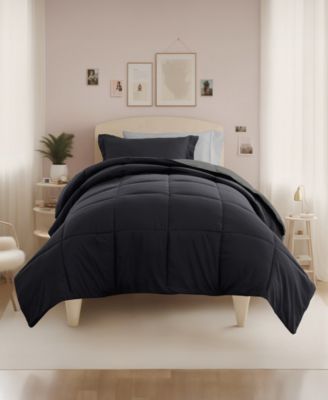 Solid Reversible Dorm 8-Piece Comforter Set, Twin XL