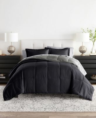 Bedding Bundle Reversible Pattern 7-Piece Comforter Set, Queen