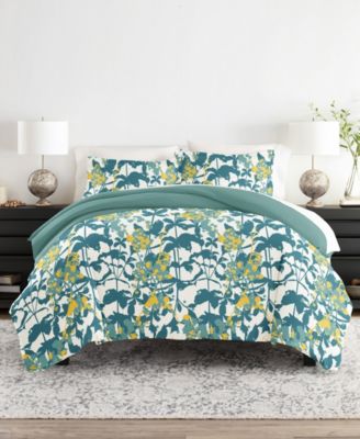 Bedding Bundle Patterned 8-Piece Comforter with Duvet Cover Set, California King
