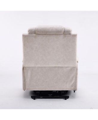  Oversized Power Lift Recliner Massage Chair for Elderly, USB/Type-C Ports