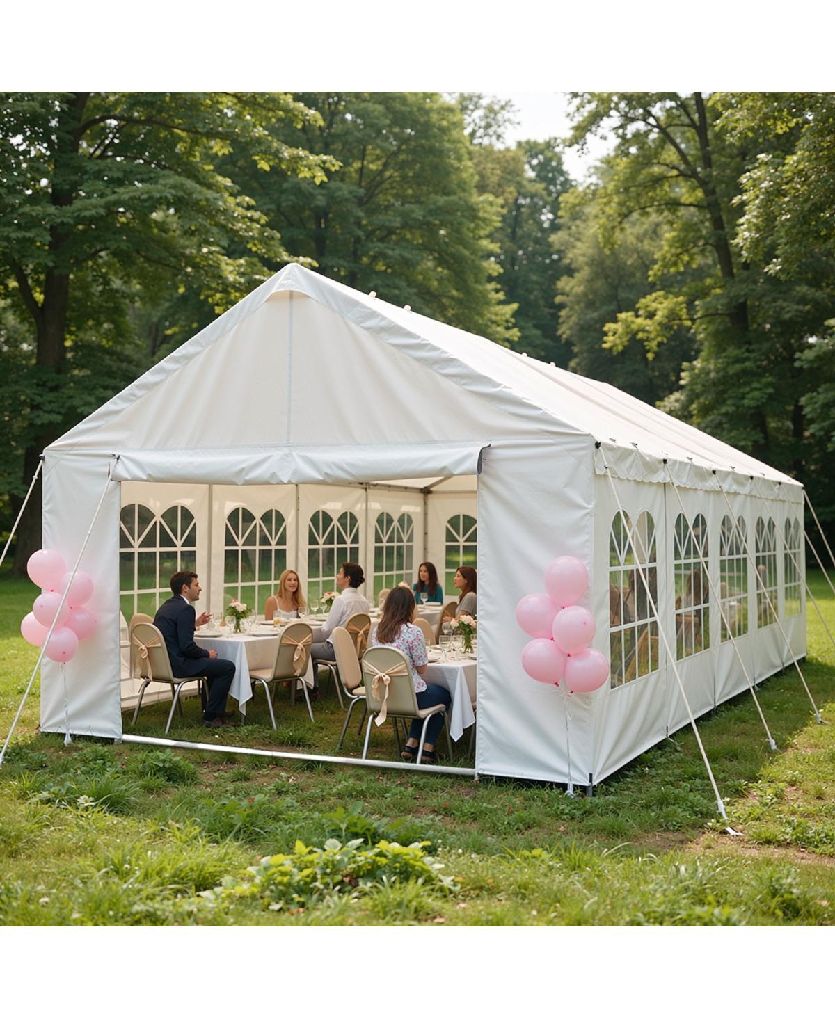 Streamdale Carport Canopy Tent 3 Storage Bags & Removable Sidewalls