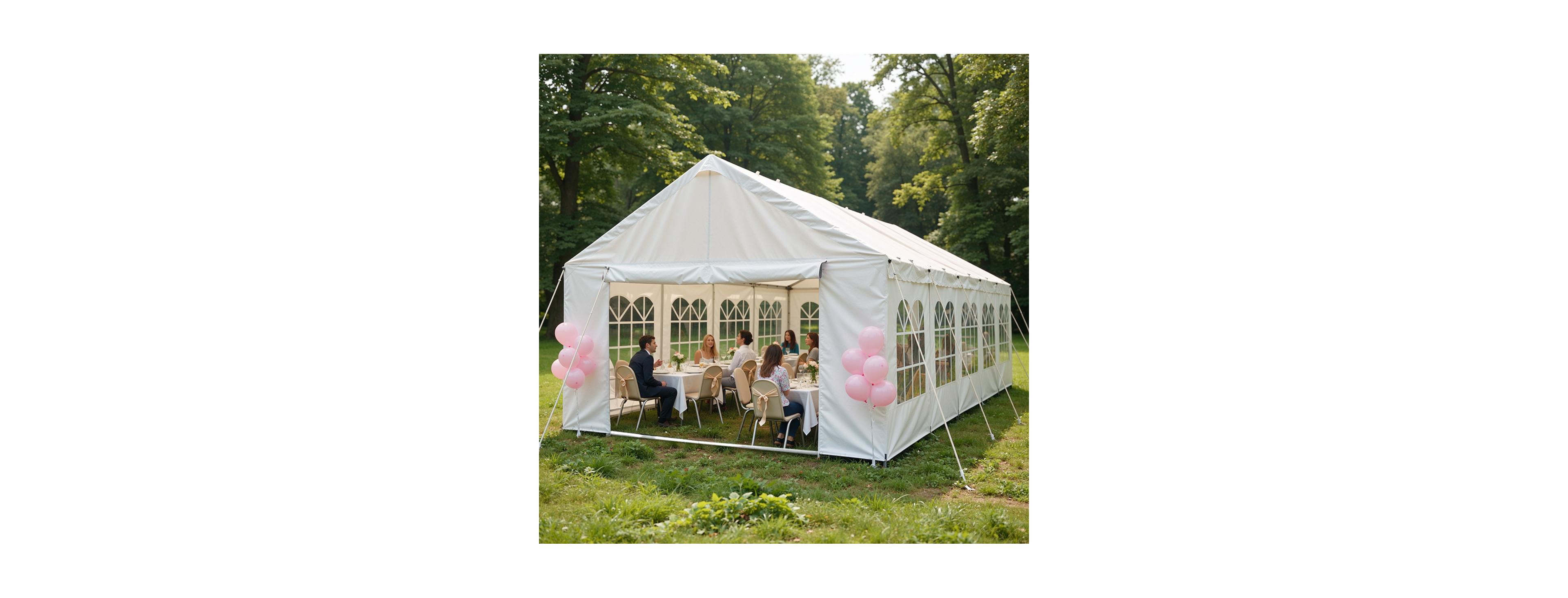 Streamdale Carport Canopy Tent 3 Storage Bags & Removable Sidewalls
