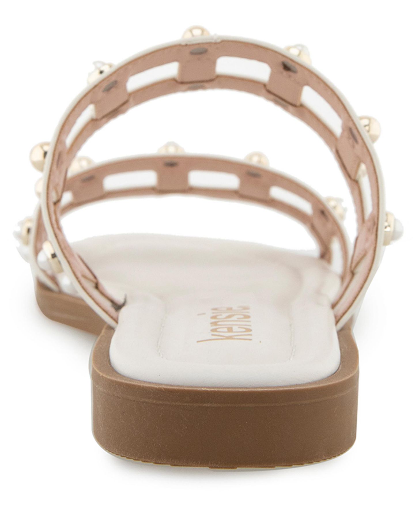 Женские сандалии Kensie Malory Flat Sandal, цвет: Молочный белый — фото 3
