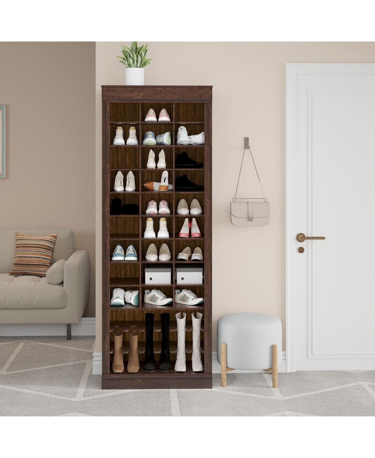 gaomon Tall Entryway Shoe Cabinet