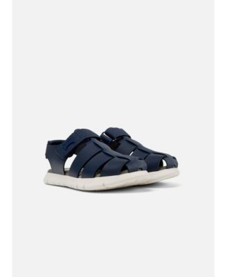 Boys Oruga Leather T-Strap Sandals