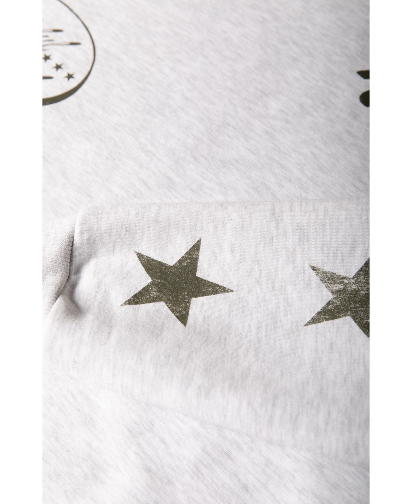 Женское худи Colourful Rebel Star Logo Clean, цвет: Светлый серый меланжевый — фото 4