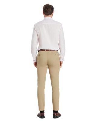 Men's Slim-Fit Solid Dress Shirt