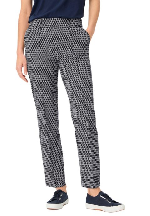 Женские брюки Olsen Lisa FIt Geo Pull-On Pant, цвет: Чернильный синий