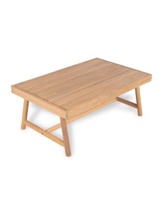 Patio Acacia Wood Rectangle Coffee Table