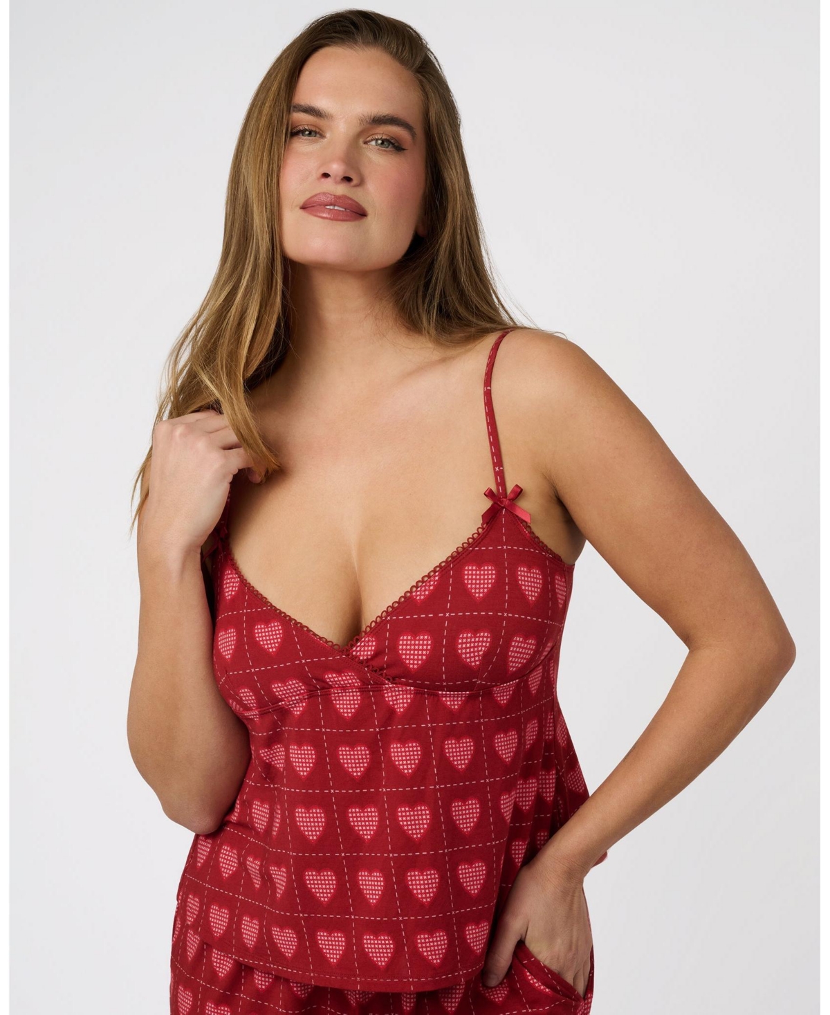 WeWoreWhat Women's Babydoll Sleep Crossover Tank