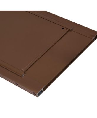 Adjustable Sliding Glass Pet Door for Renters, Aluminum Alloy Frame with Lock & Flap