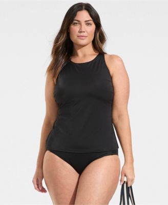Plus Size Mid Rise Bikini Bottoms