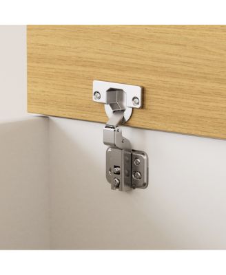 L-Shaped Modular Storage Bench with Cushion