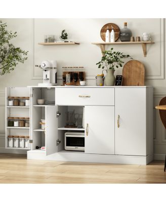 Streamdale Sideboard Buffet Cabinet with Storage, Large Kitchen Cabinet