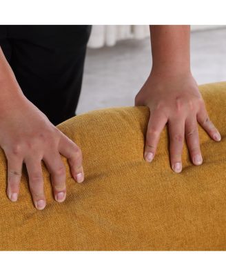   Chenille Modular Sofa with Iron Frame