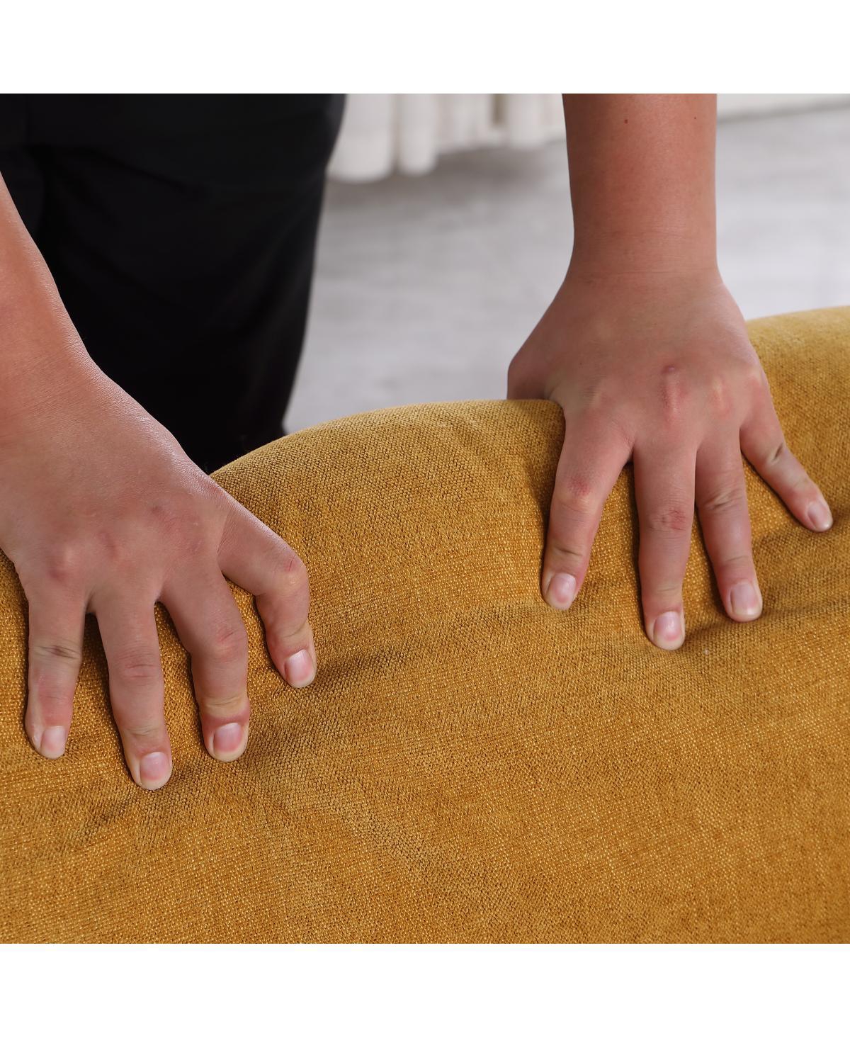 Streamdale Furniture Chenille Modular Sofa with Iron Frame