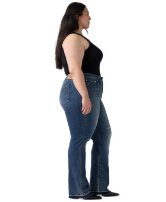 Trendy Plus Size 725 High-Rise Bootcut Jeans