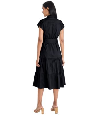 Women's Collared Shirt Dress