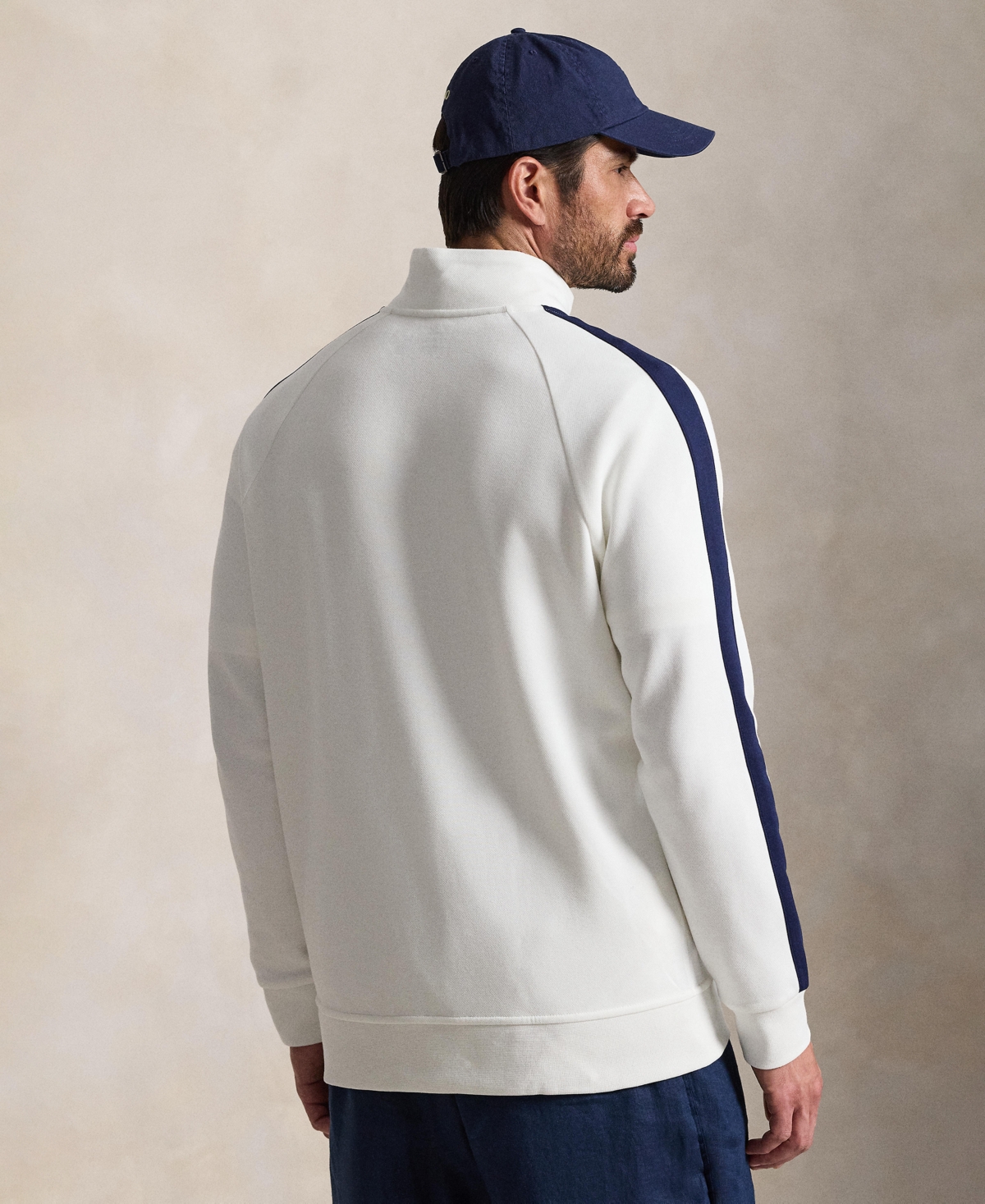 Polo Ralph Lauren Men's Big & Tall Double-Knit Track Jacket