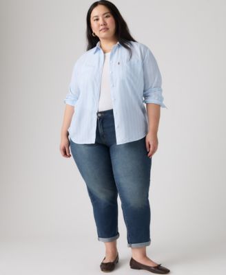 Trendy Plus Size Boyfriend Jeans