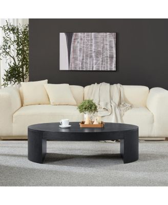 Modern Luxury Oval Coffee Table Center Table for Living Room
