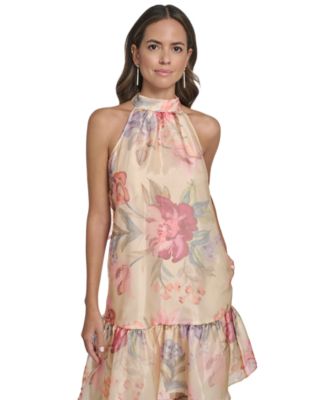 Petite Halter Neck Sleeveless Dress