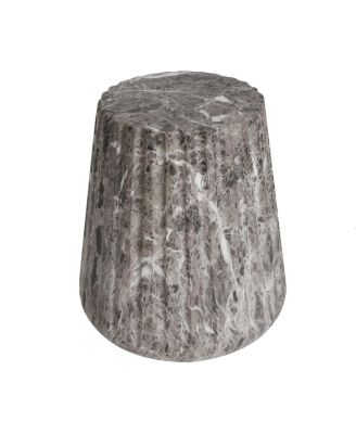 Outdoor Cleme Carved Side Table