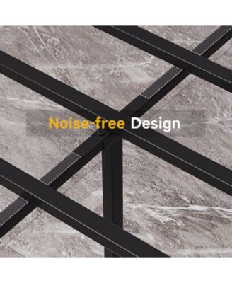 Bed Frame, Metal Bed Platform Frame 14 Inch with 3 in 1 Steel Support, No Box Spring Needed Easy to Assemble Sturdy Bedframe