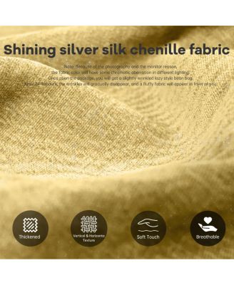 Ergonomic Support System with Premium Chenille Fabric