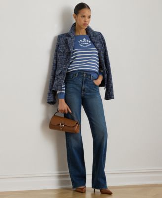 Women's Boat Neck Long-Sleeve Sweater