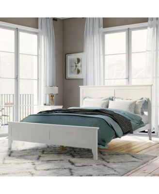 Streamdale Elegant Pine Wood and MDF King Size Platform Bed