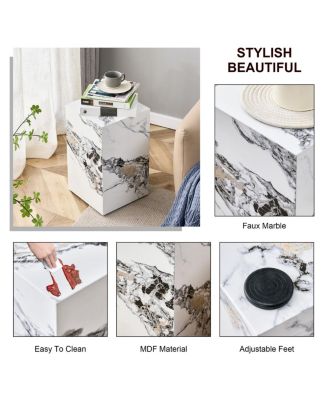 Marble Pattern MDF Coffee Table - Ready to Use