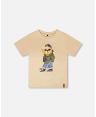 Toddler Boys Cotton Jersey T-Shirt with Print