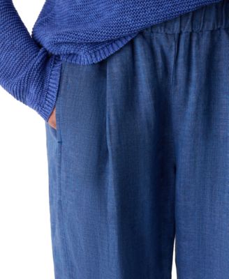 Women's High-Waisted Pull-On Ankle Pants, Regular & Plus Size