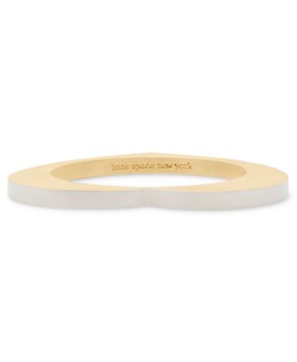 Two-Tone Heart Bangle