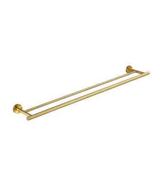 23.6" Stainless Steel Wall Mounted Towel Bar, Double Bath Towel Bar for Bathroom, Kitchen and Bedroom