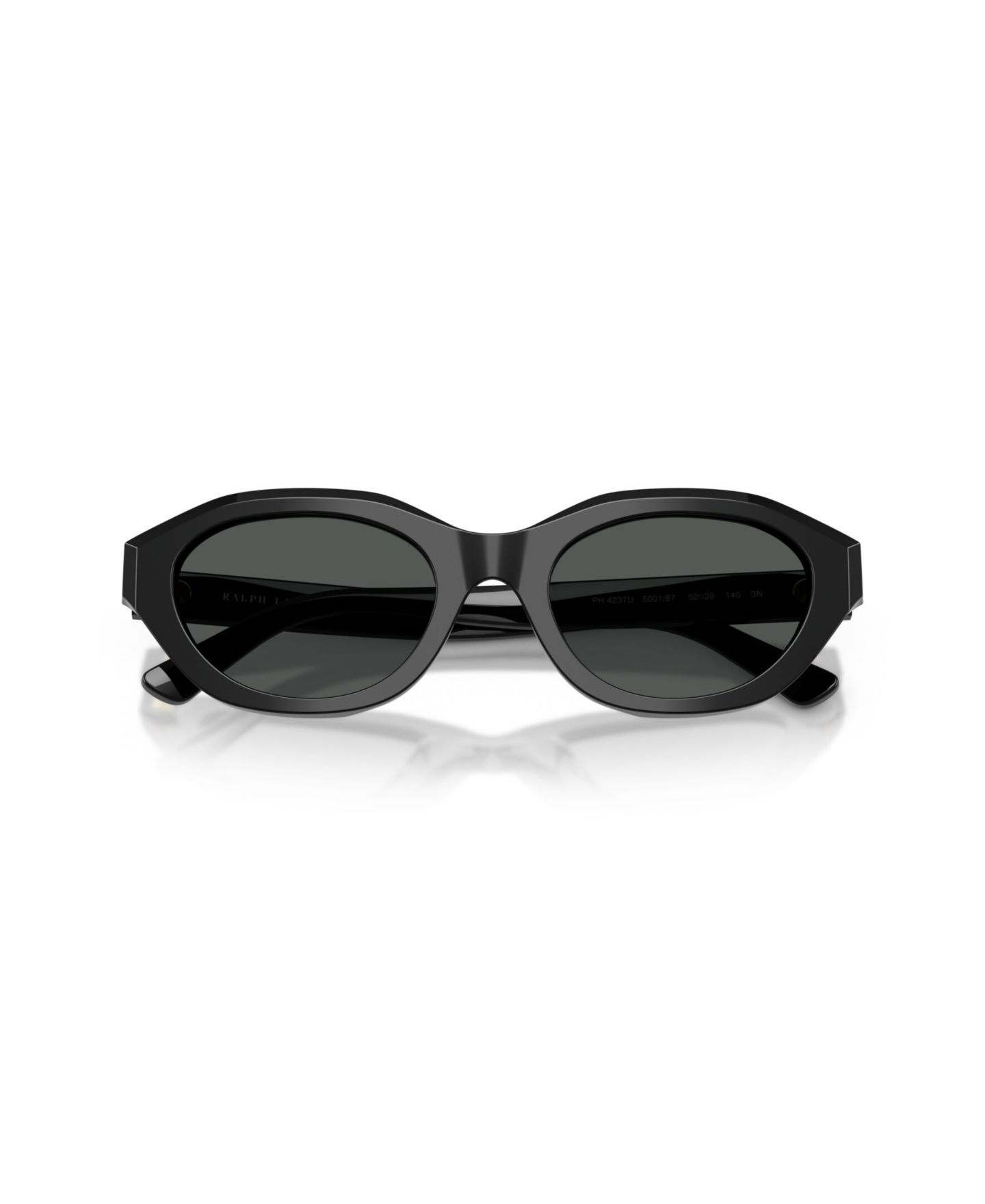Женские солнцезащитные очки Polo Ralph Lauren Cat Eye Sunglasses, PH4237U, цвет: Блестящий чёрный — фото 3