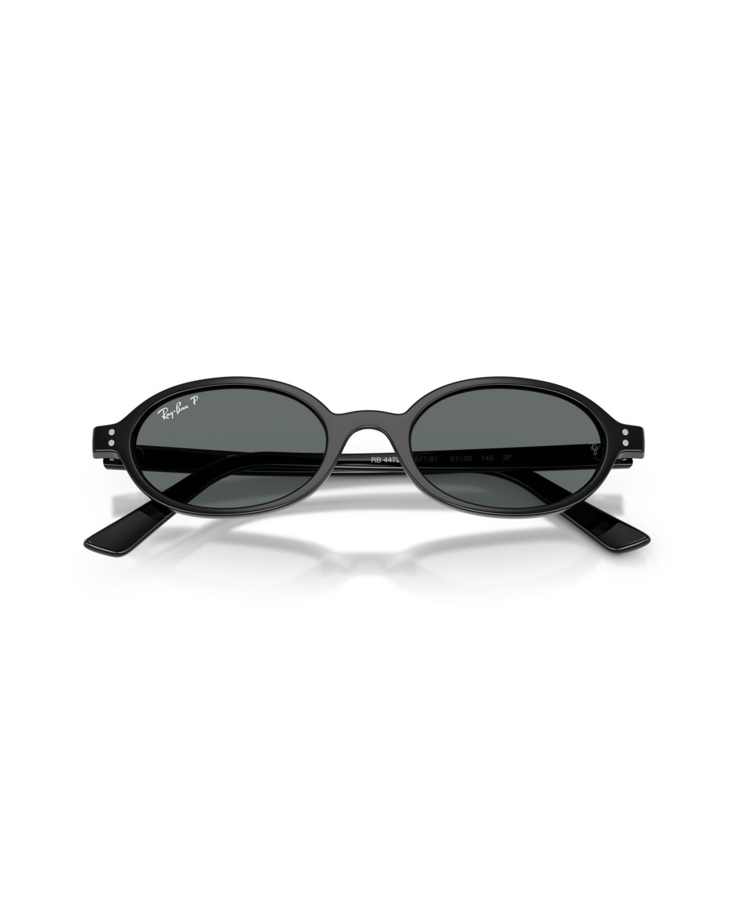 Поляризационные солнцезащитные очки Ray-Ban RB4472 унисекс, овальные — фото 5