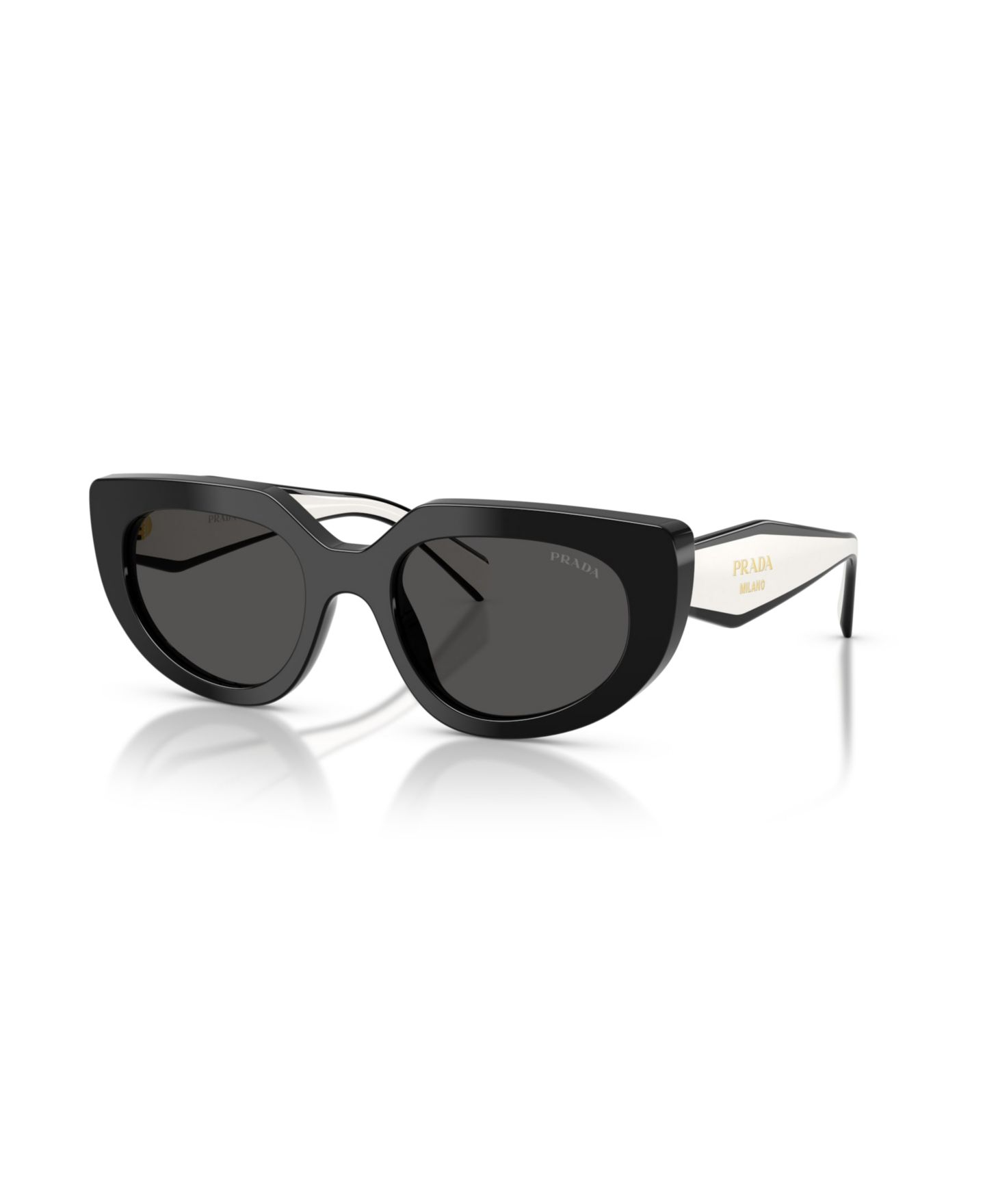 Женские солнцезащитные очки PRADA Sunglasses, PRD02S, цвет: Чёрный — фото 1