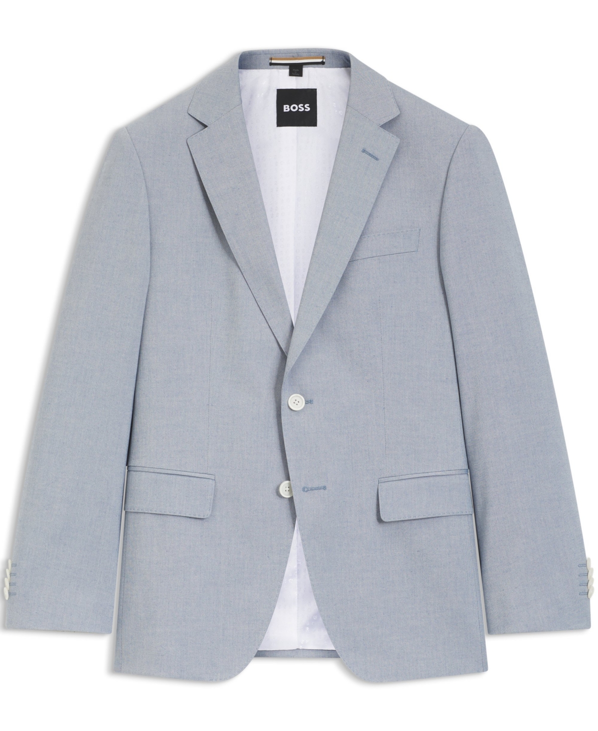 Boss by Hugo Men's Patterned Chiffon Slim-Fit Jacket