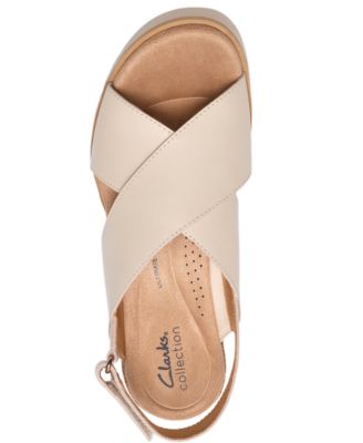 Women's Diaz Cross Round Toe Wedge Sandals