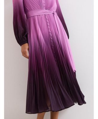 Women's Mira Ombre Tie Waist Midi Dress