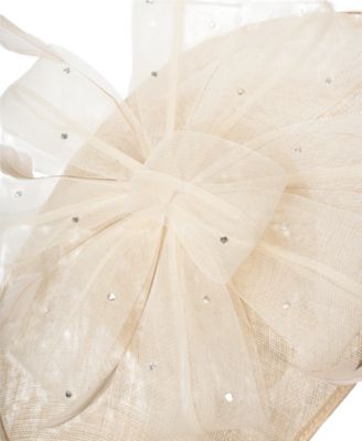 Sinamay Imitation Pearl Fascinator Hat